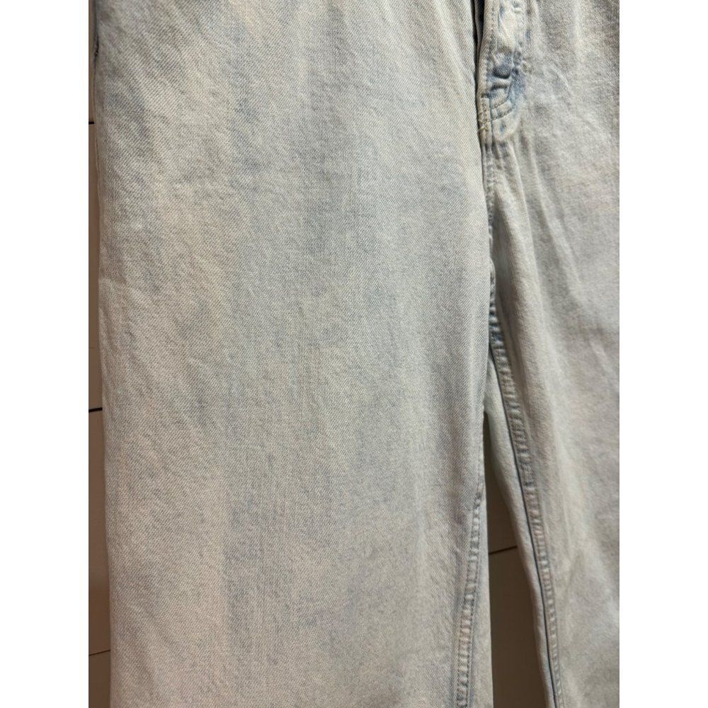 Free People Jeans Gold Coast High Rise Straight Flare Sz 30 EUC - Picture 3 of 8